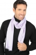 Cachemire et Soie pull homme scarva mauve lumineux 170x25cm